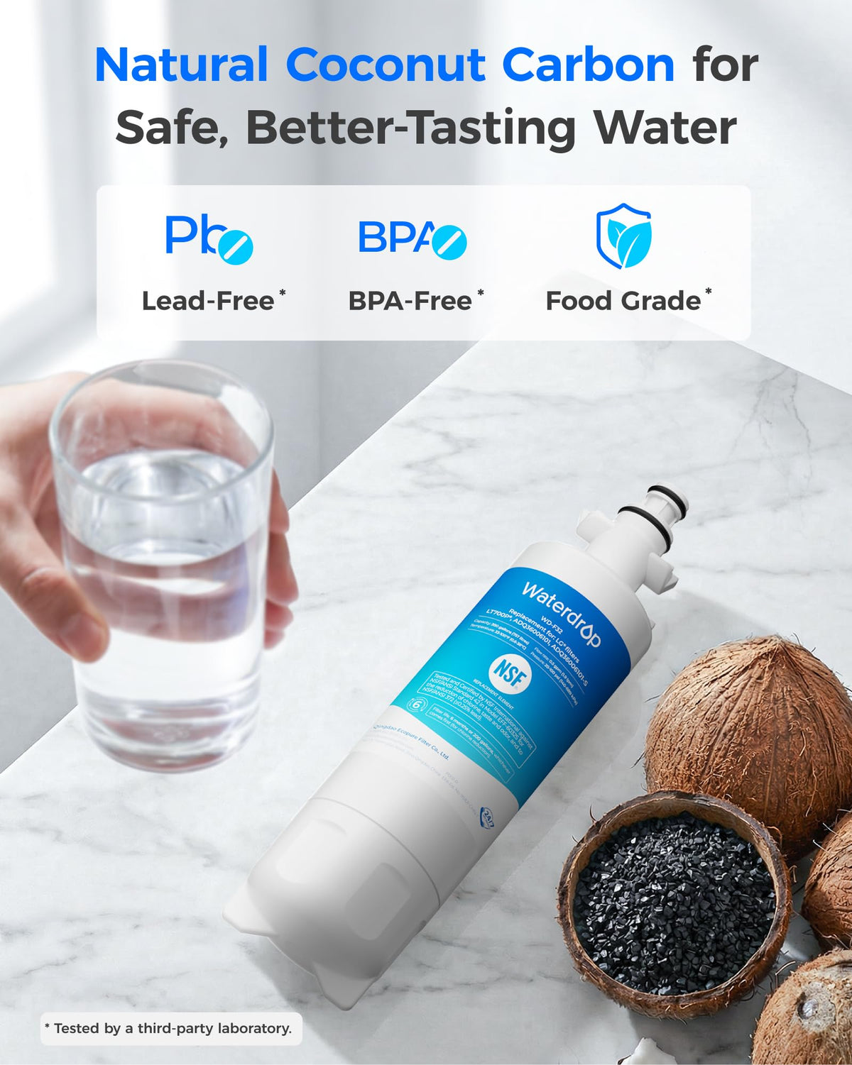 ADQ36006101 Replacement for LG® LT700P® Water Filter