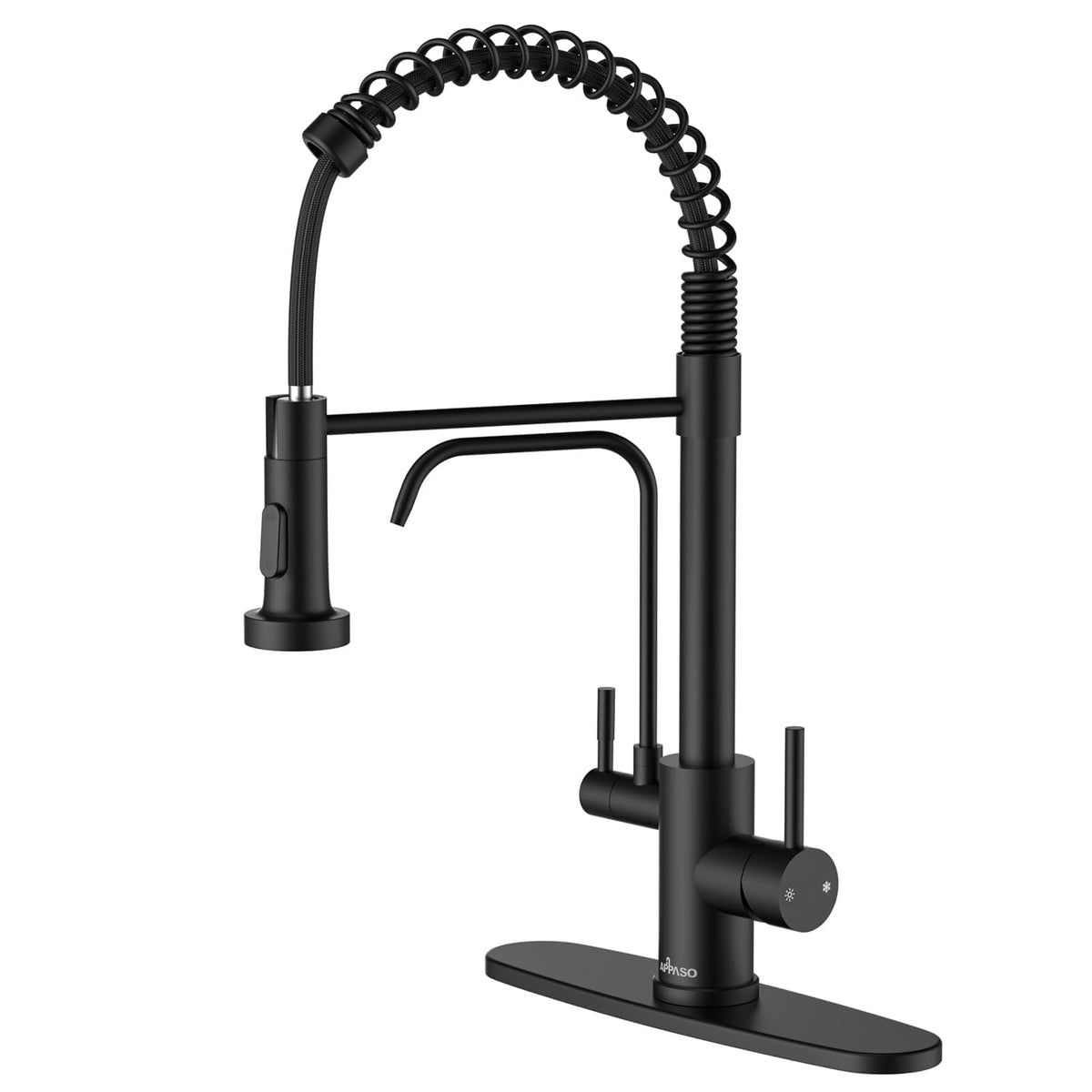 3 Way Black Kitchen Faucet with Water Filler (260-Black)