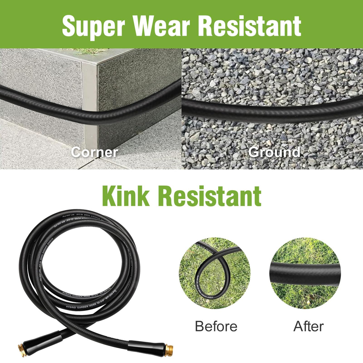 Garden Hose 75 ft (75ft Male to Female)