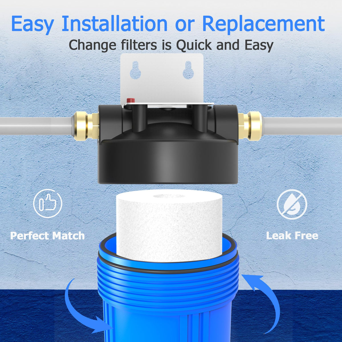 5 Micron 20" x 4.5" Whole House Sediment Filter Cartridge (5 Micron)