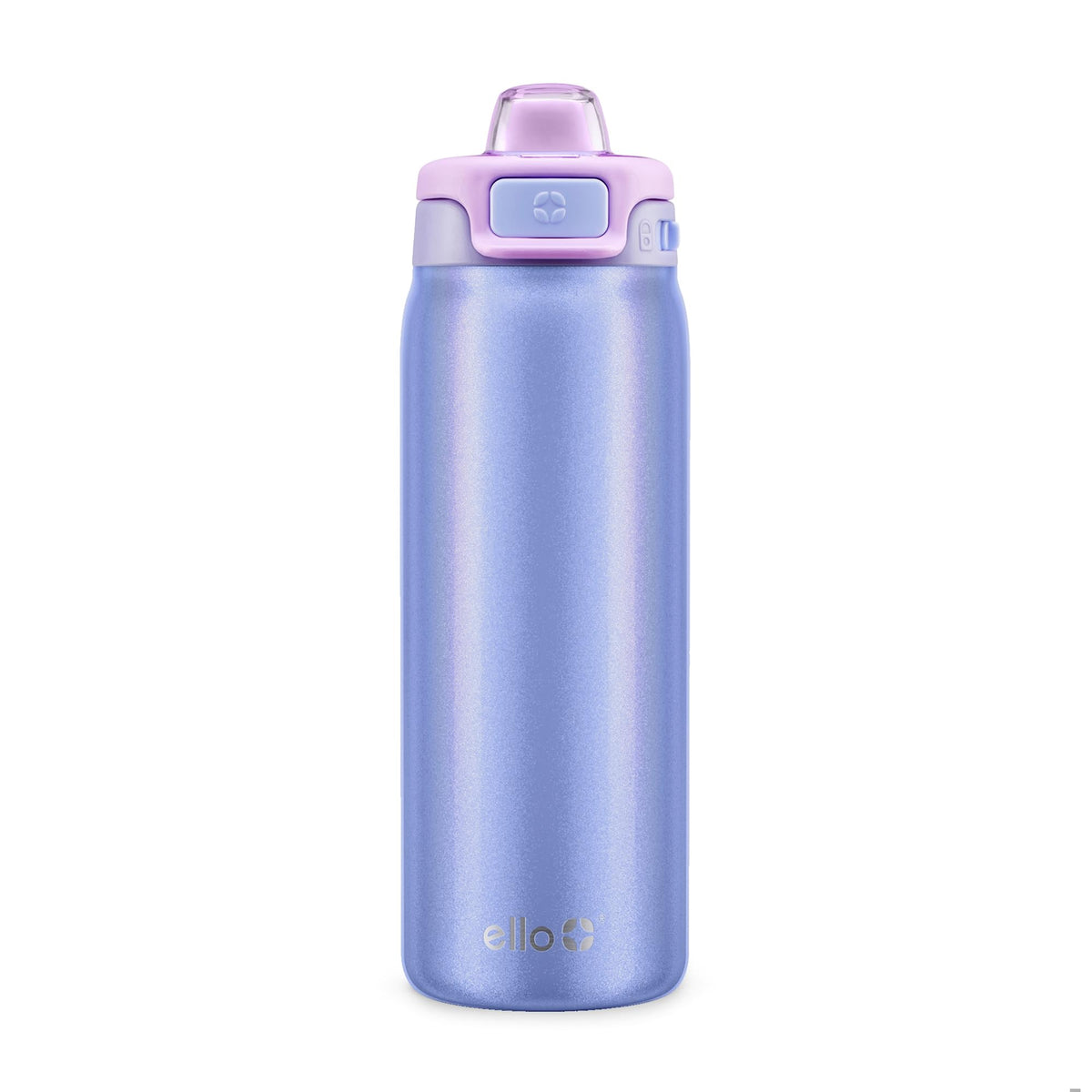 Kids Pop & Fill 18oz Stainless Water Bottle (18 Ounces / Shiny: Purple)