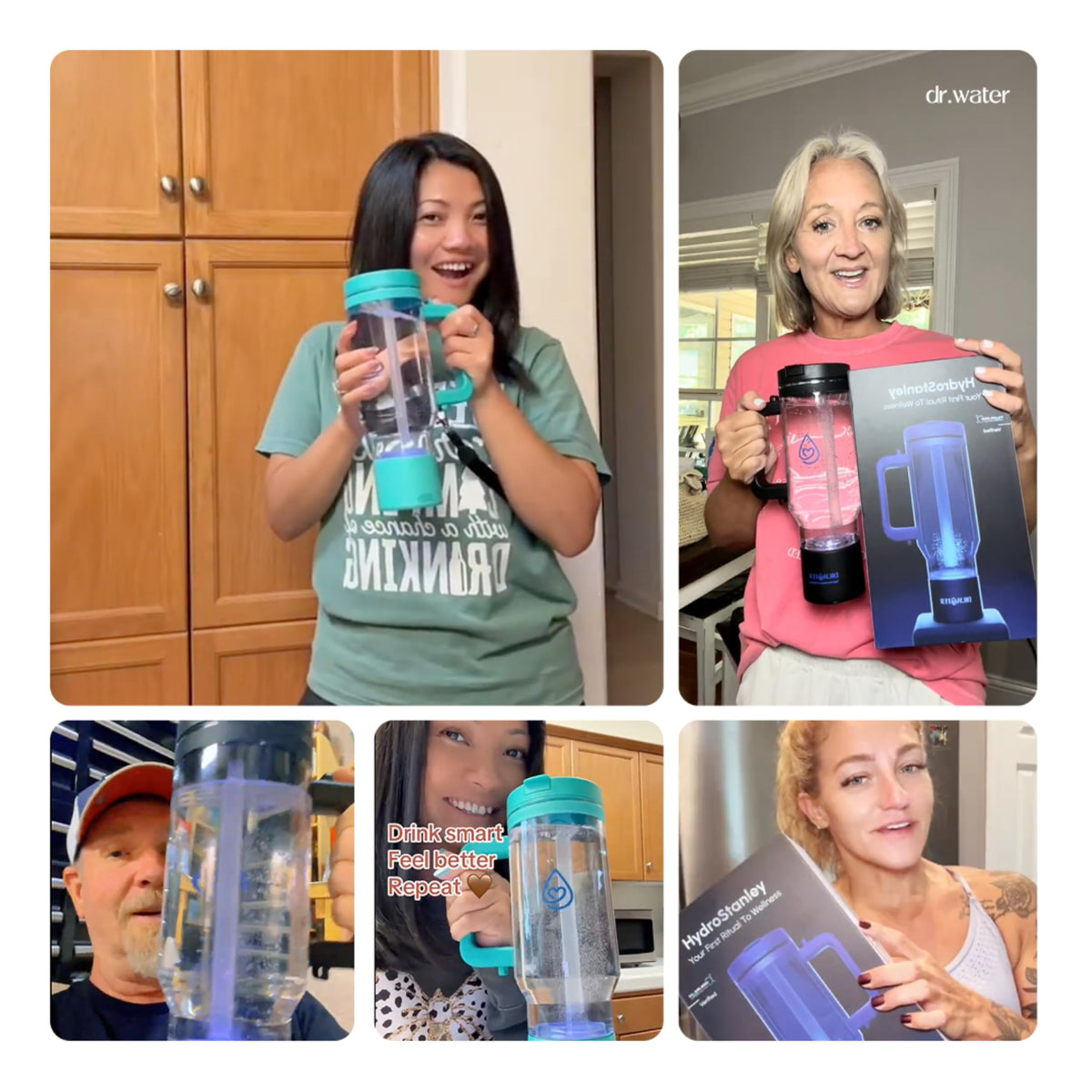 Hydrogen Water Bottle 32 Oz (Summer Green)
