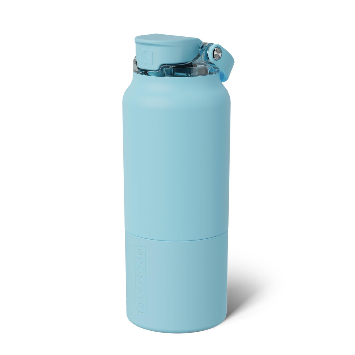 Rise 35oz Water Bottle With 100% Leakproof Covered Silicone Straw (Glacier / 35 Ounces (Pack of 1))