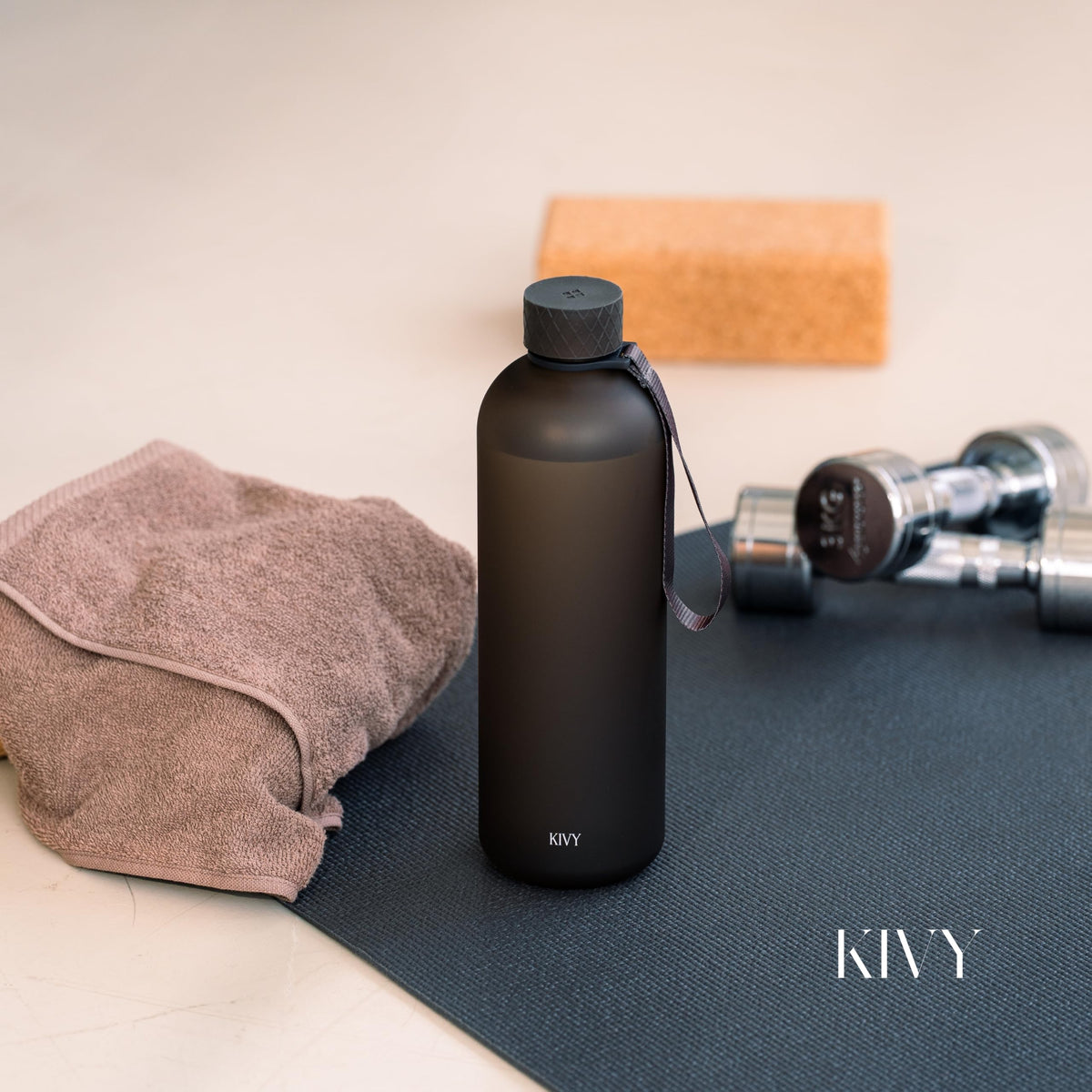 Large Water Bottle 50oz Tritan (Mocha Brown / 50oz)