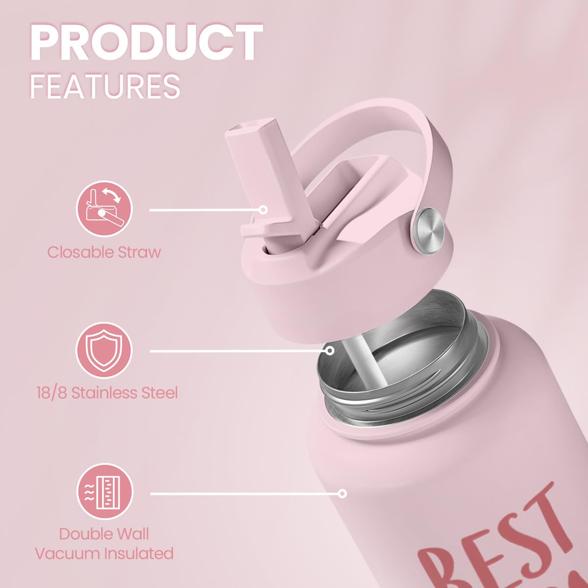 Mom Water Bottle (Mom 2)