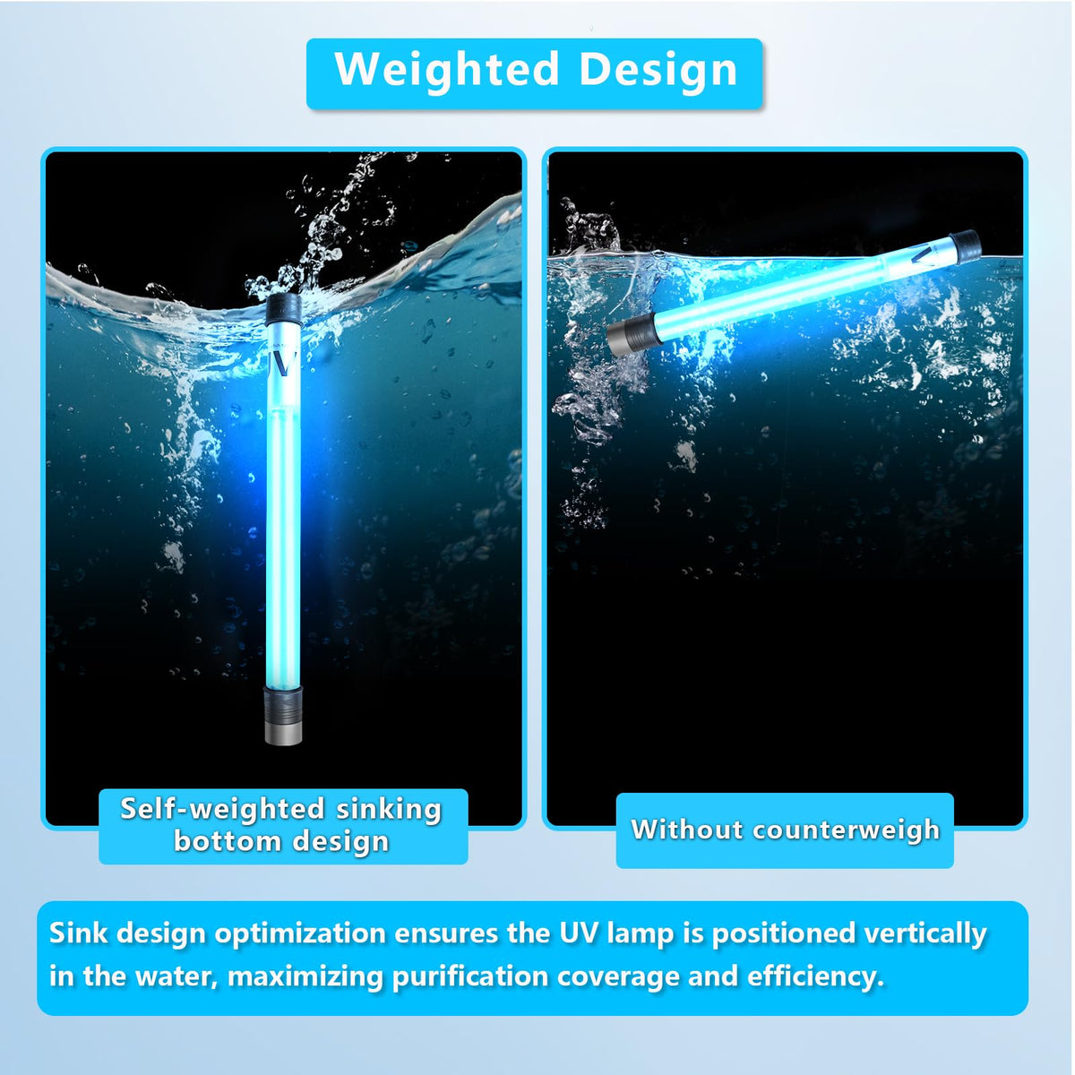 100W Aquarium UV Light for 1000 (100W/For 10000 Gallon)