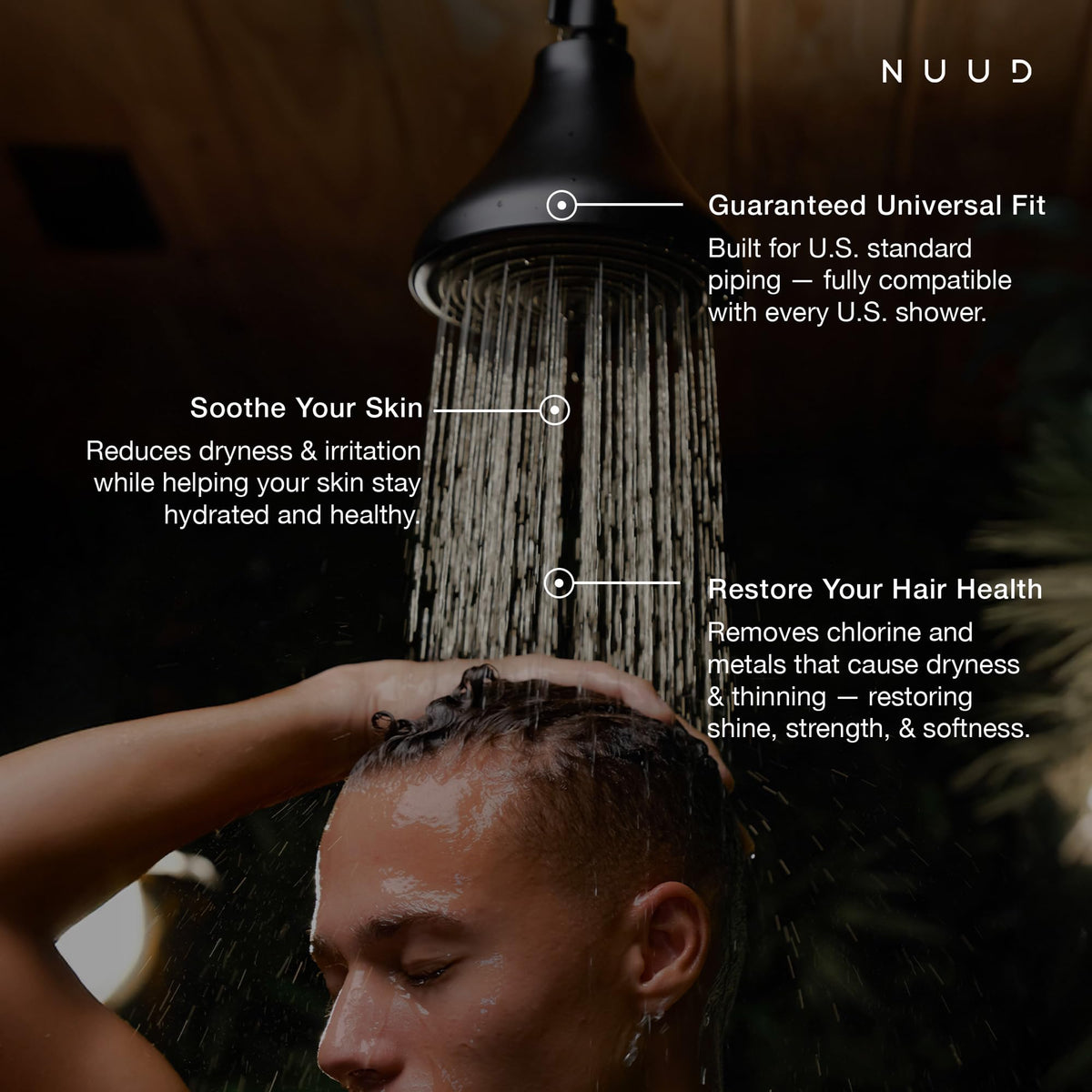 Filtered Shower Head (Silver)