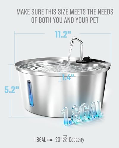 Replacement Pump for Pawccoli WF02 Dog Water Fountain 7L