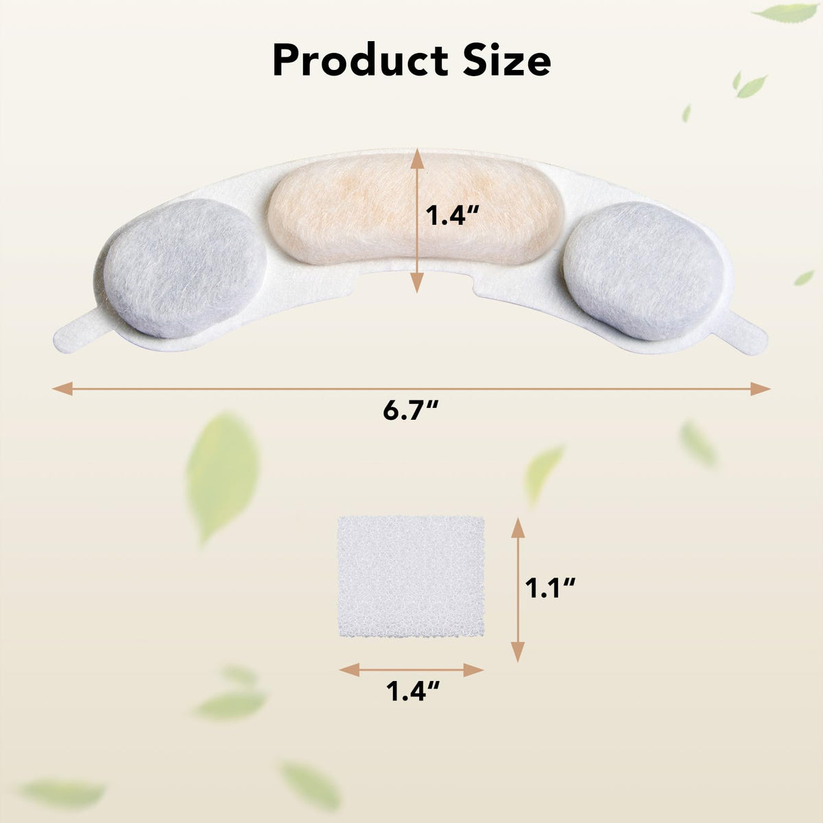 Official 12 PCS Filters & 12 Sponge for 7L (Silver)