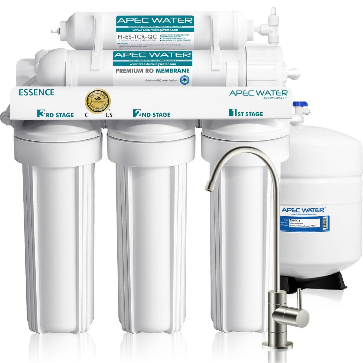 ROES-50, 5-Stage Under Sink Reverse Osmosis System, 50 GPD (5 Stage)