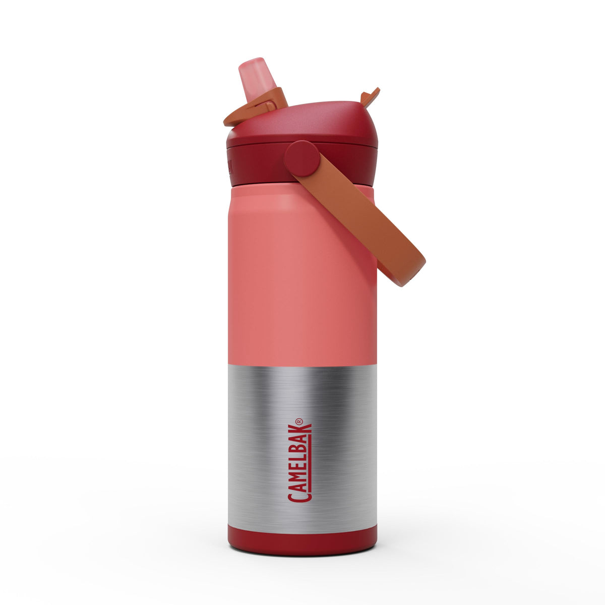 Thrive Flip Straw Kids Water Bottle 16oz (16 Ounces / Demi Blush)