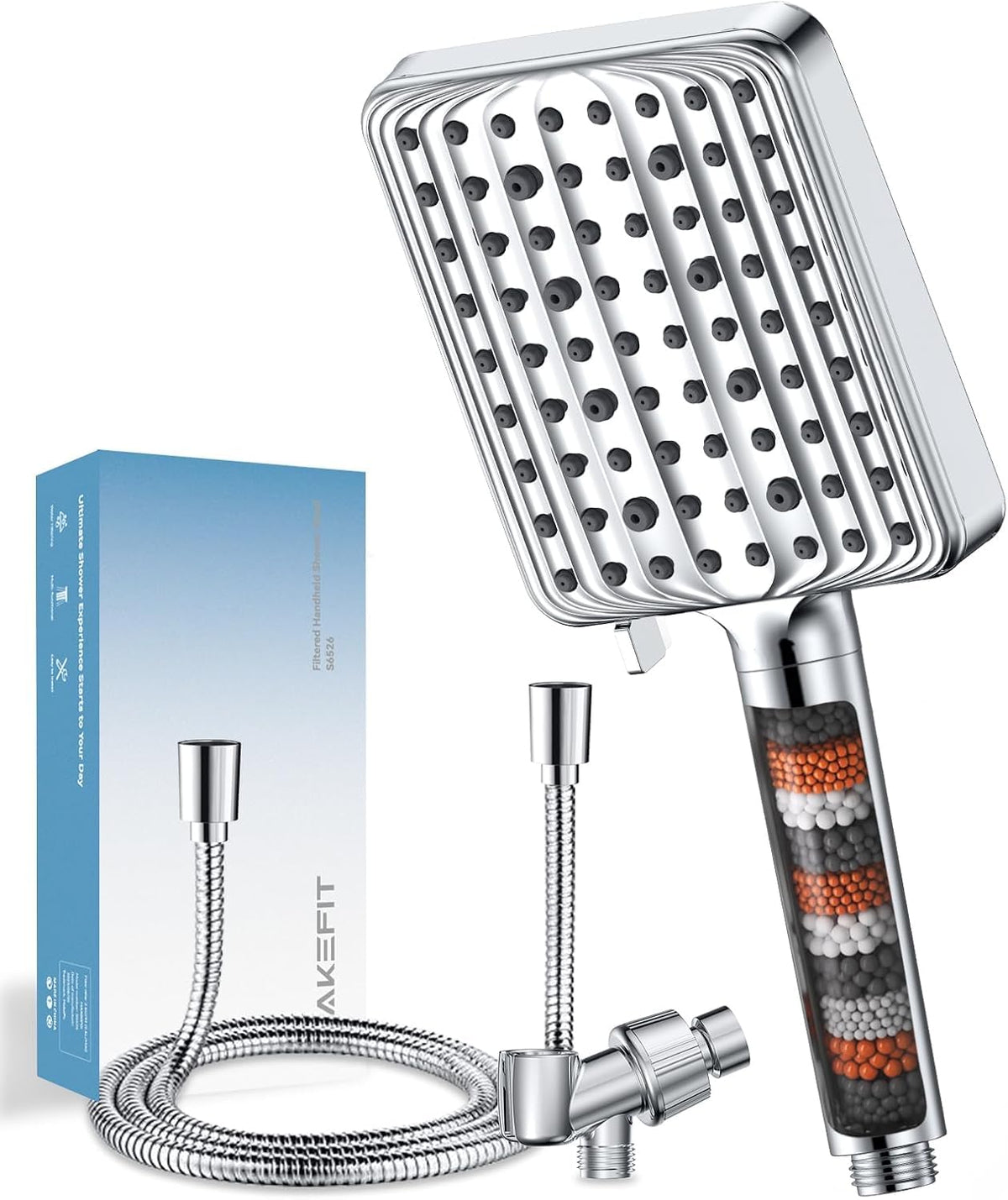Filtered Shower Head with Handheld (Premium Chrome)