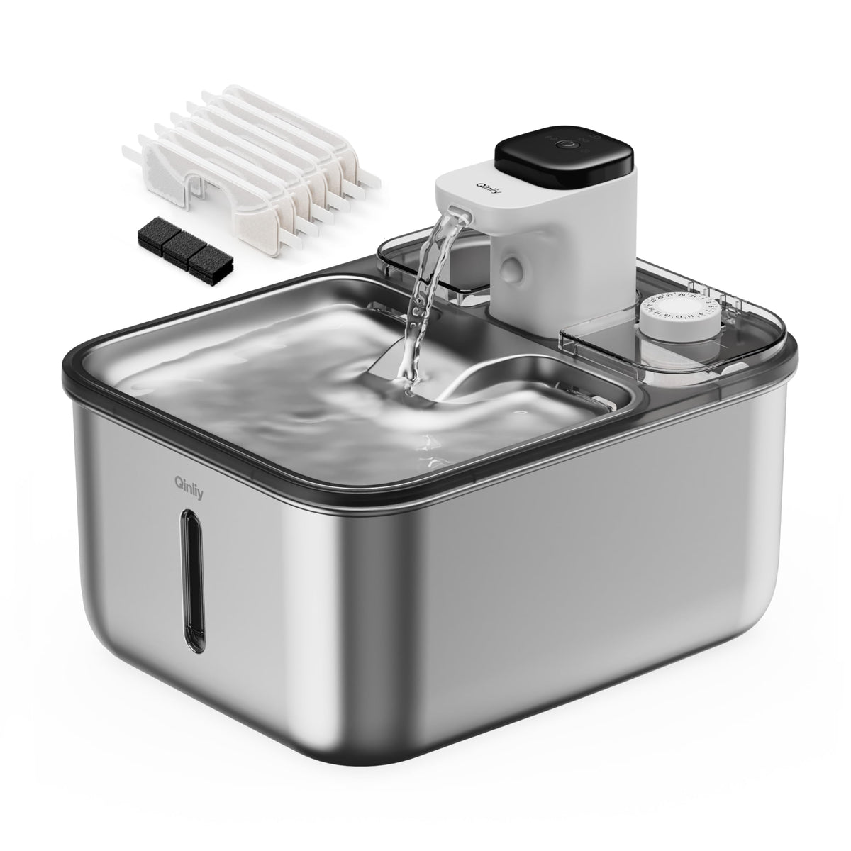 Automatic Stainless Steel cat Water Fountain for Pets Indoor