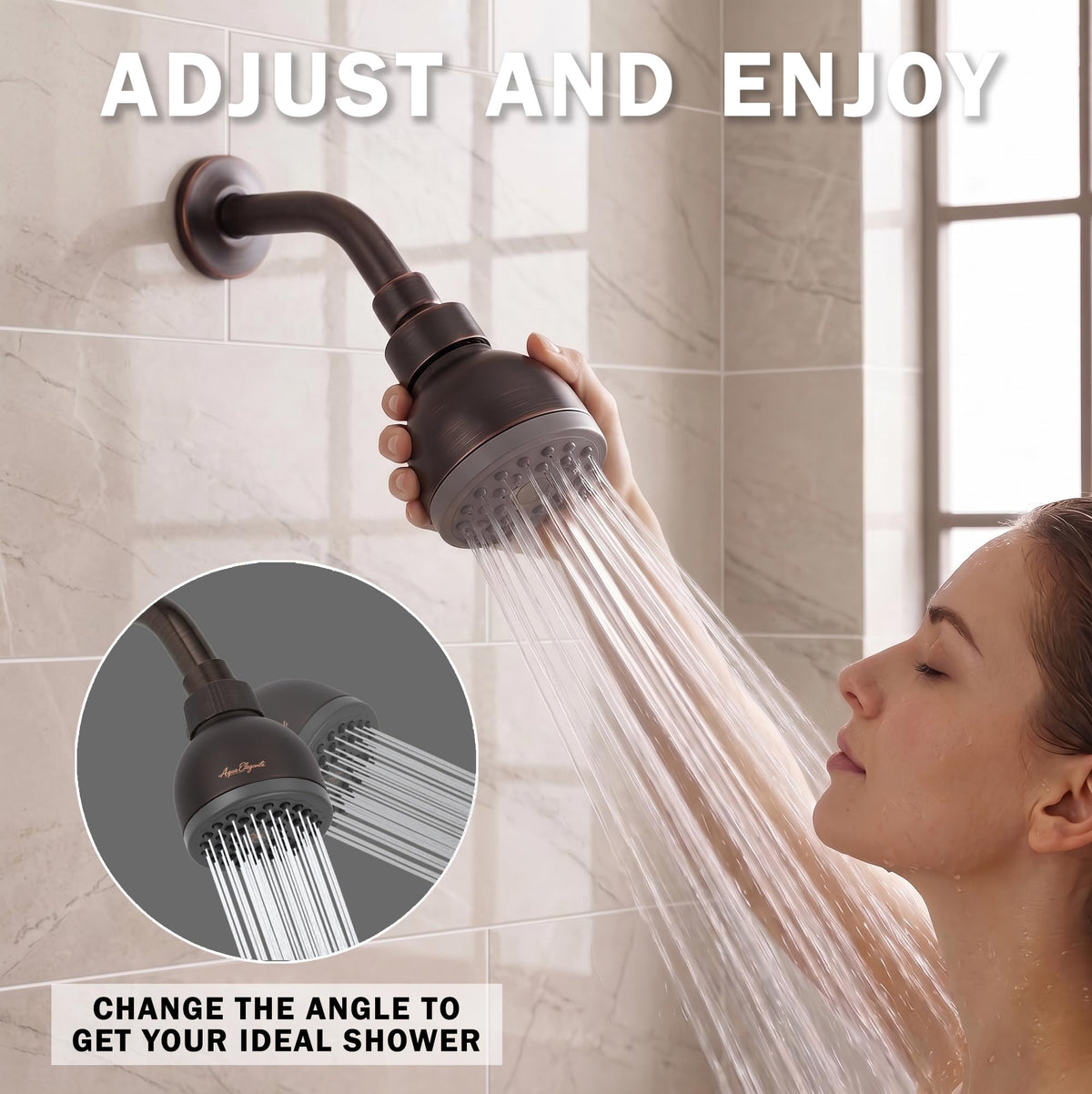 High Pressure Shower Head (Oil Rubbed Bronze / 1.8 GPM)