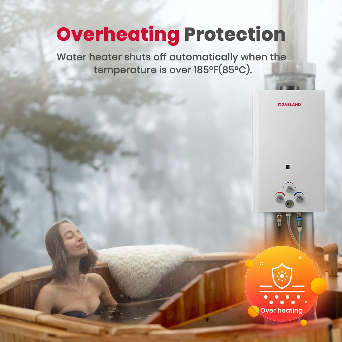 16L Outdoor Tankless Water Heater Propane