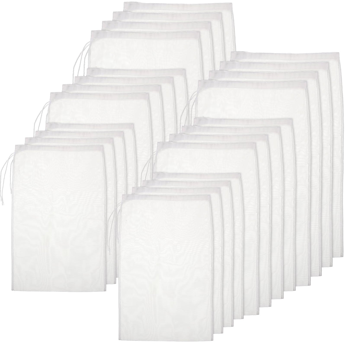 Nut Milk Bags Reusable Fine Mesh Nylon Strainer Drawstring