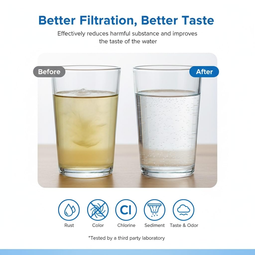 HAF-CIN/EXP DA29 Water Filter Replacement – Compatible with DA29-00020B – Carbon Block 99% Contaminant Reduction – Fresh Water & Ice – 24 Month Life 4 PACK (HAF-CIN)