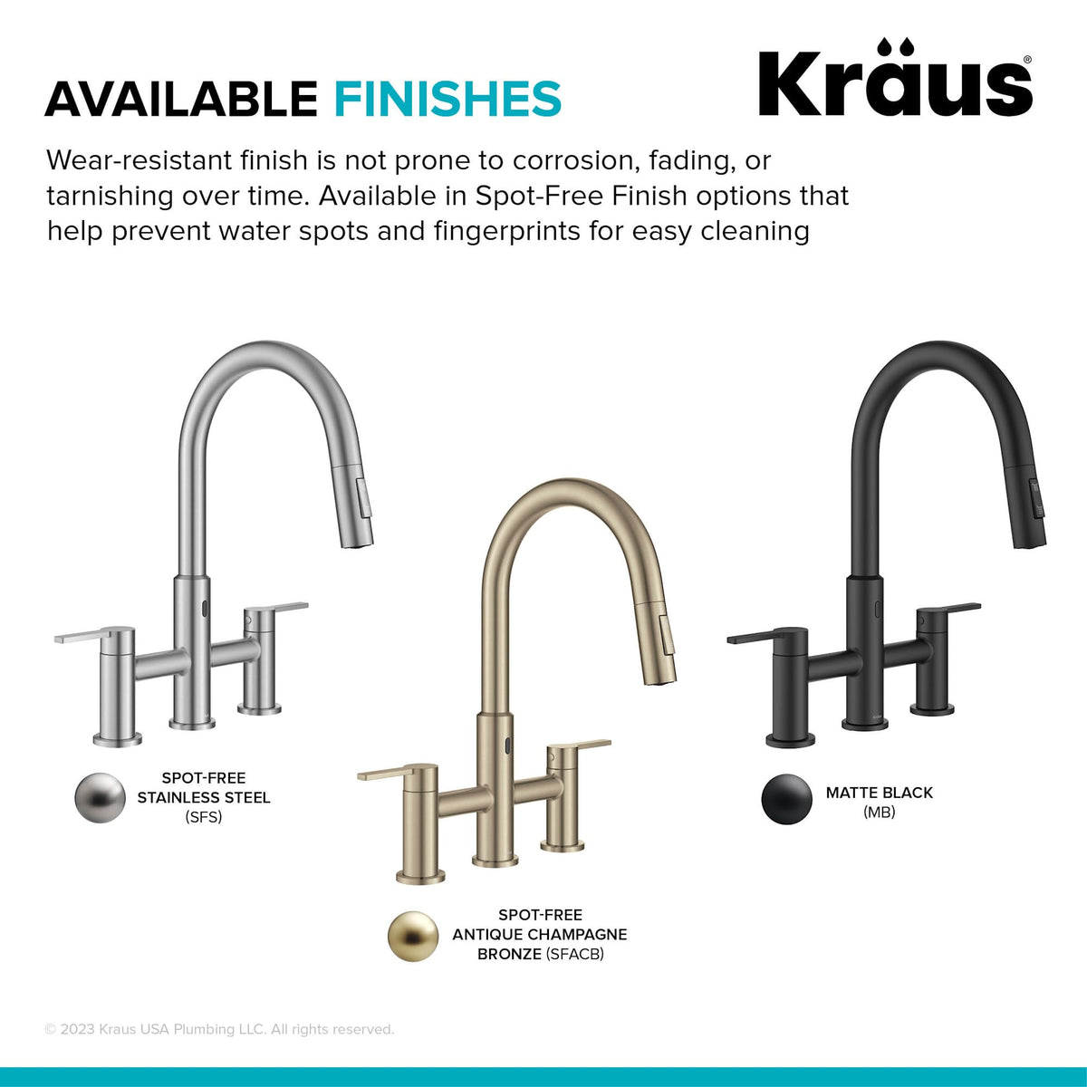 Oletto Touchless Sensor Bridge Kitchen Faucet with Pull (Bridge Touchless Faucet / Spot Free Stainless Steel)