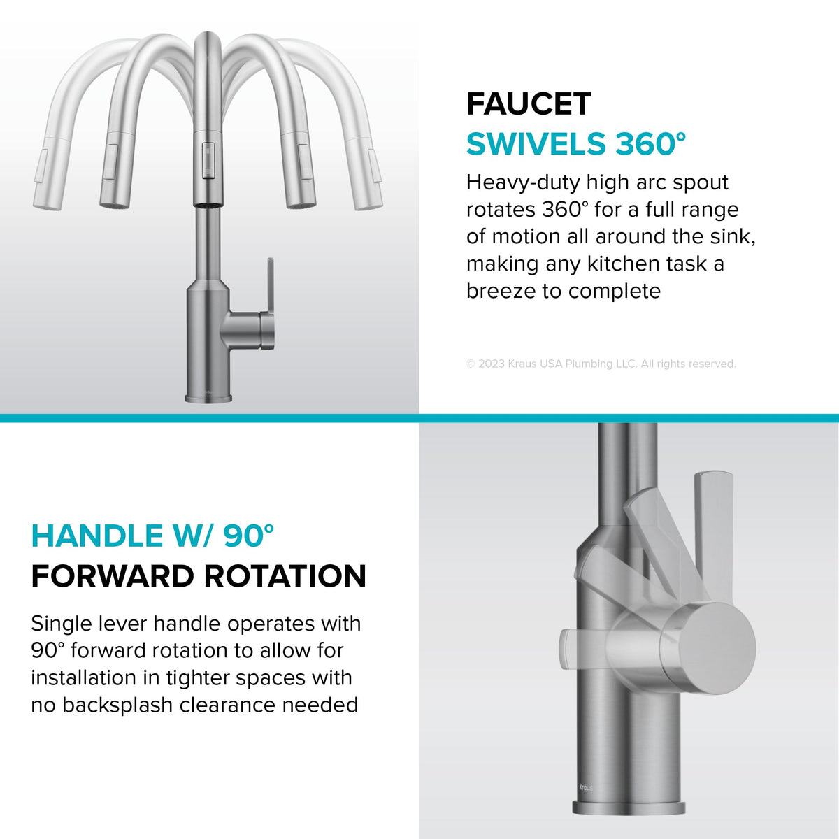 Brushed Brass Touchless Pull Down Kitchen Faucet KSF (Pull Down Touchless Faucet / Brushed Bronze)
