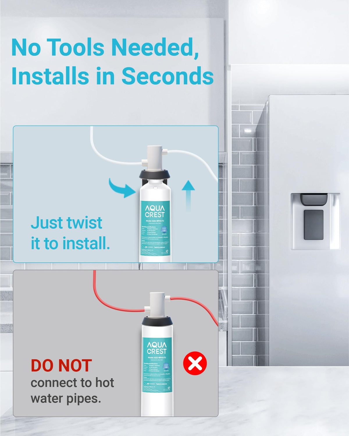 F 2000 Water Filter Replacement for InSinkErator® F