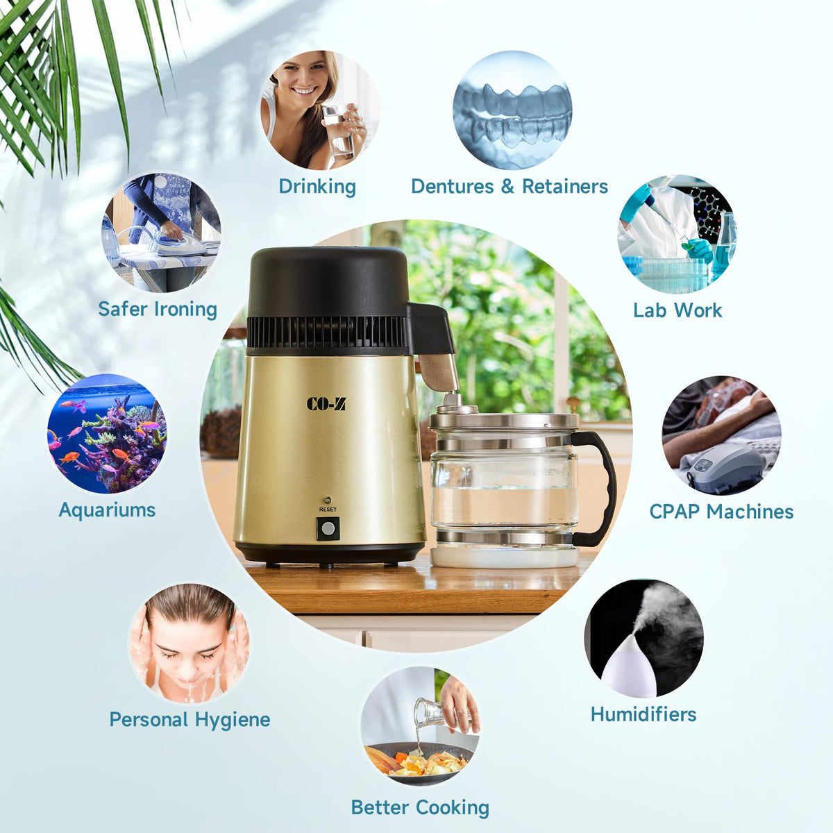 Water Distiller (Golden-4L)