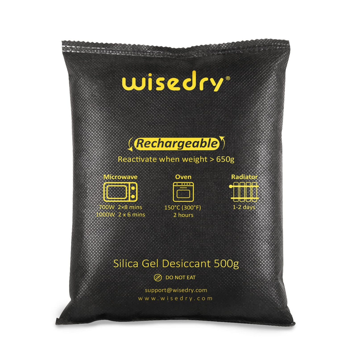 2 x 500 Gram [2.2 lbs] Rechargeable Silica Gel Car Dehumidifier (500 Gram)