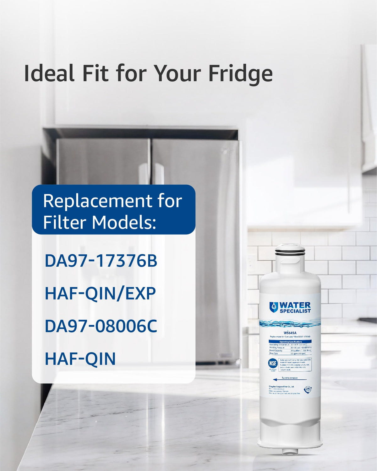 WS645A Refrigerator Water Filter (3 Count (Pack of 1))