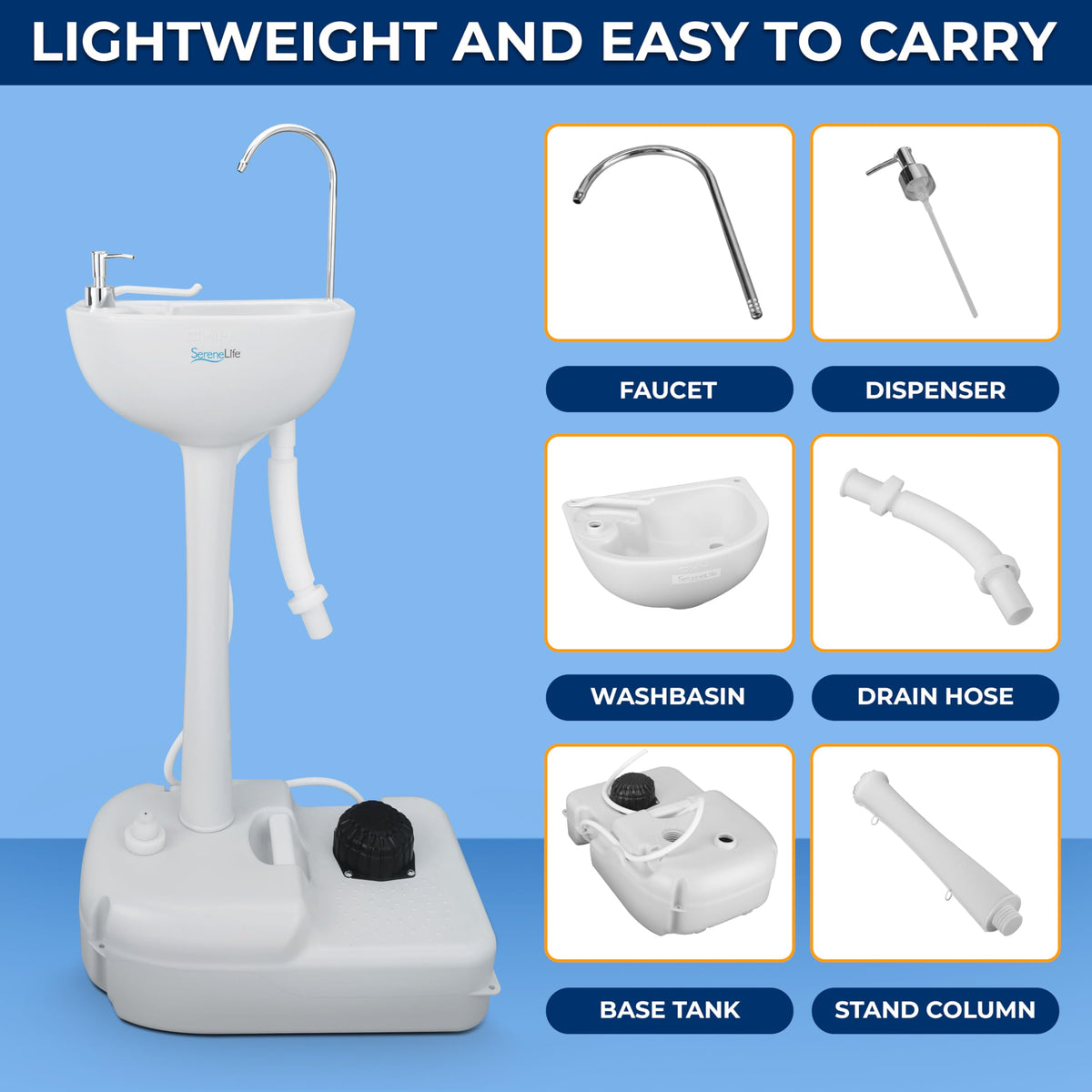 Portable Hand Wash Sink Station (5 Gal)