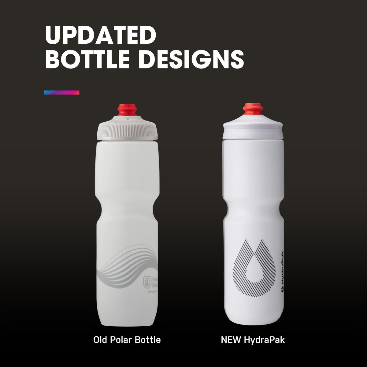 Breakaway Surge Lightweight Bike Water Bottle (White / 20 Ounces (Pack of 2))