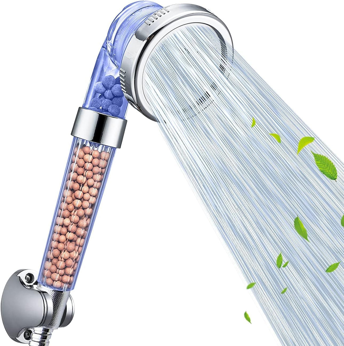 Handheld Shower Head (Transparent Blue Only Shower Head)