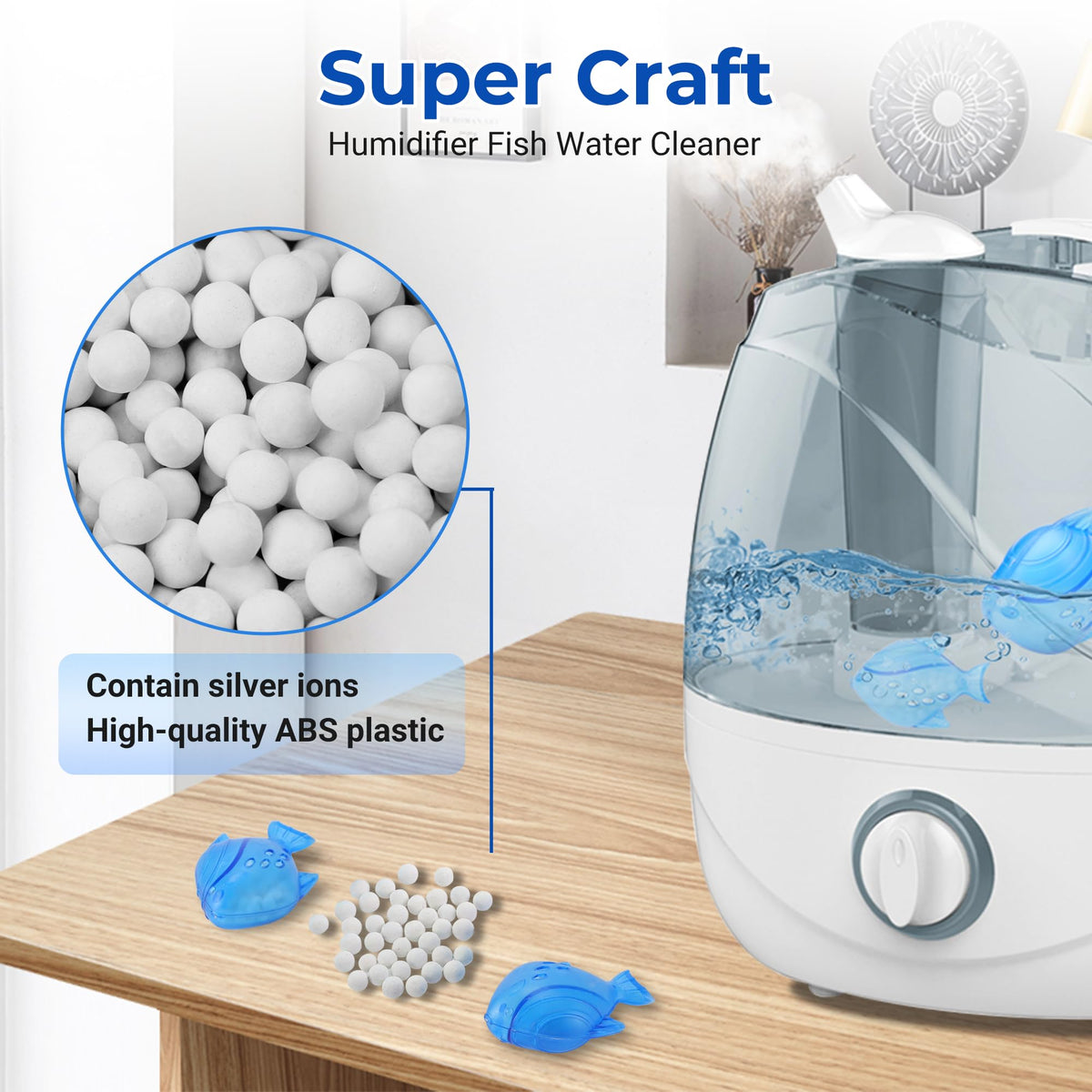 Humidifier Cleaning Fish (Blue)