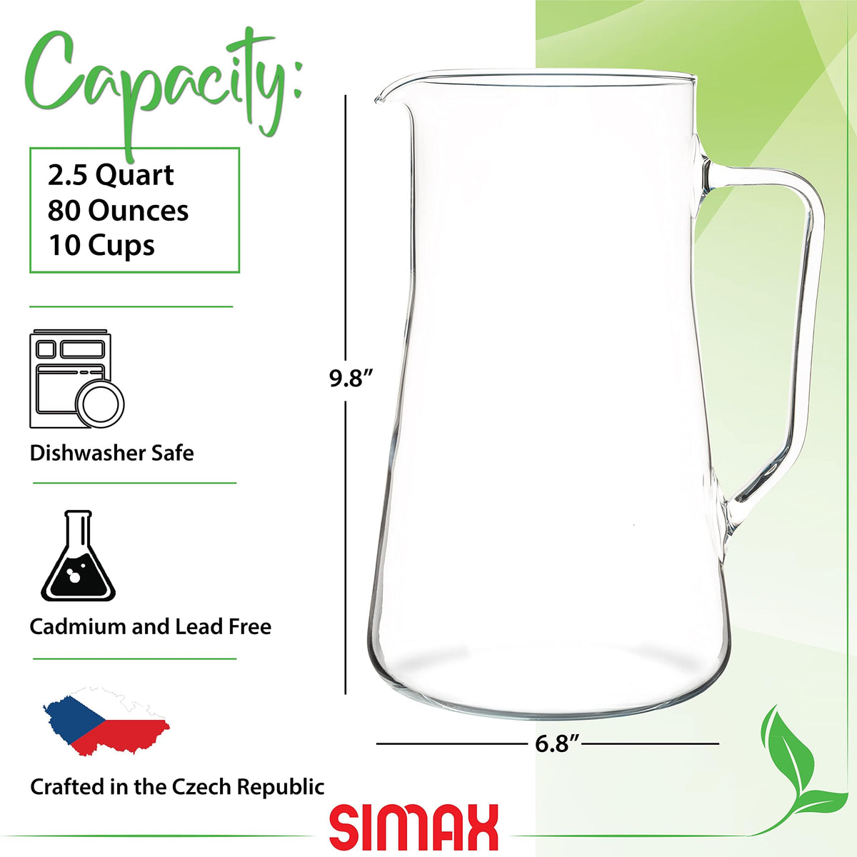 Glass Pitcher (Classic)