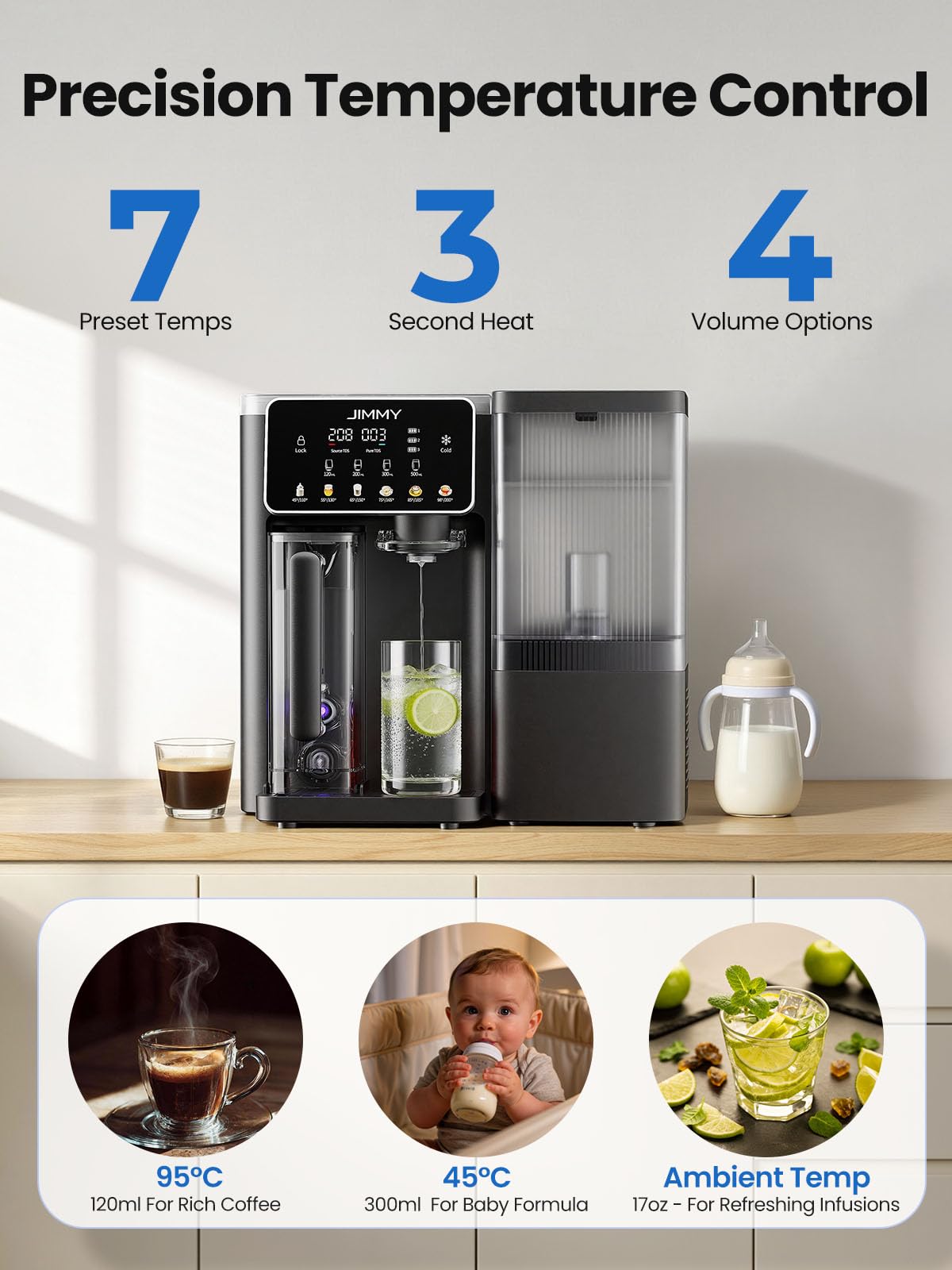 R9 Pro Countertop Reverse Osmosis Water Filter (Gray)