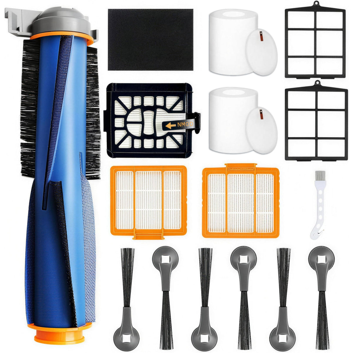 Replacement Parts for Shark AI AV2501S AV2511AE Robot Vacuum Cleaner (Complete Kit - 17 Parts)