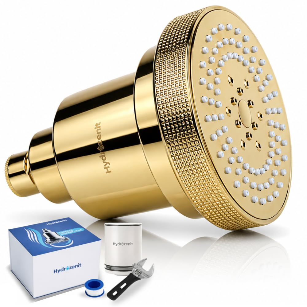 Filtered Shower Head Gold (Gold)
