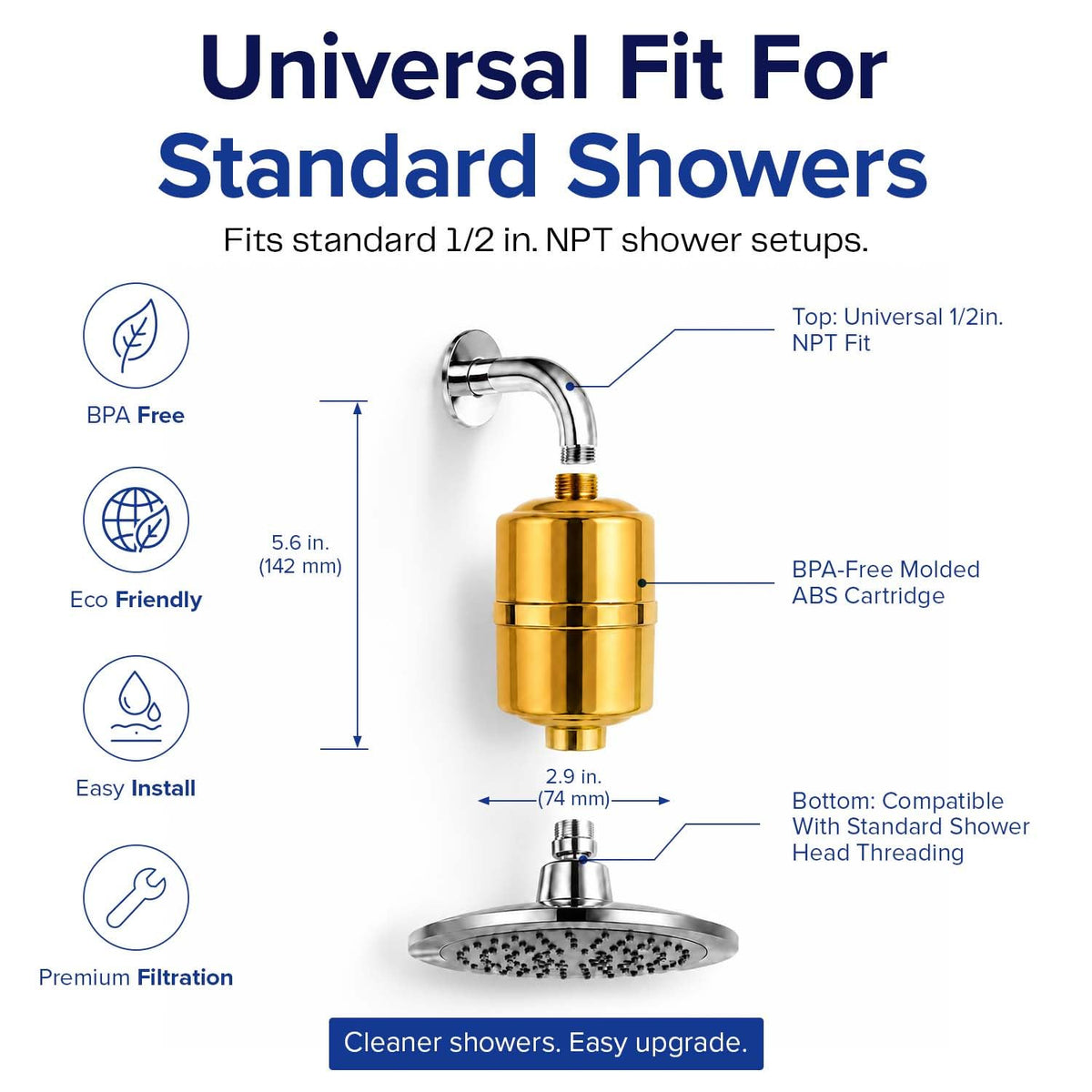 Shower Filter (Gold)