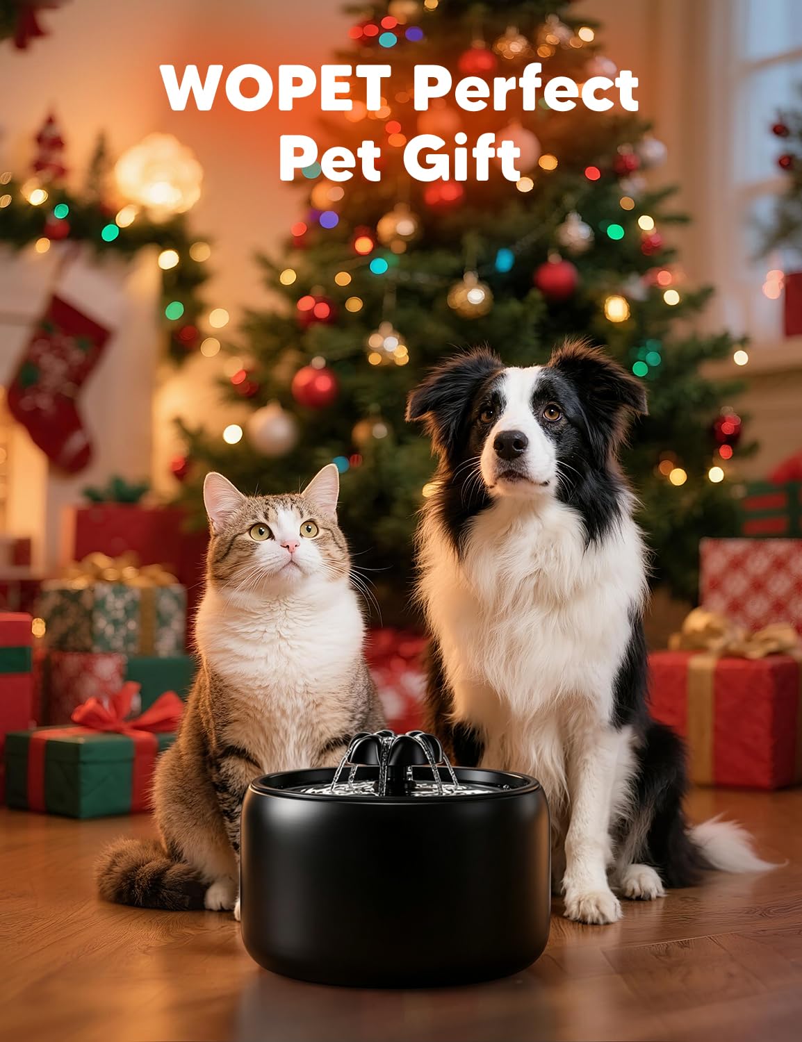 Premium Ceramic Cat Water Fountain W03 Lite