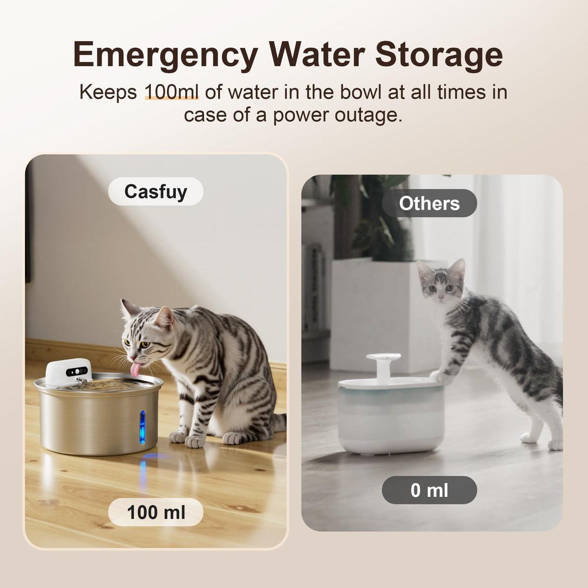 W12 Upgraded Wireless Smart Stainless Steel Dog & Cat Water Fountain