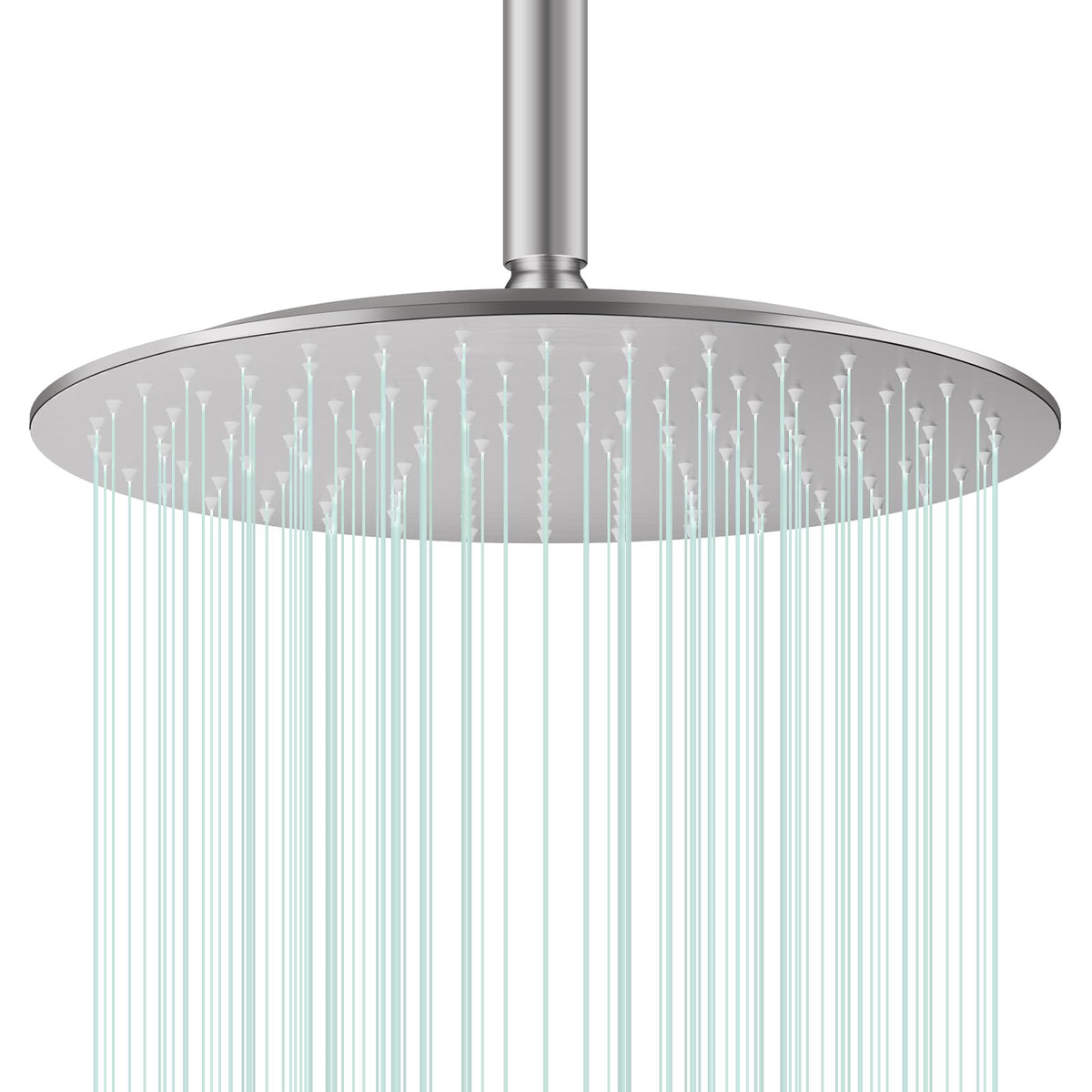 All Metal 12Inch Rain Shower Head (Brushed Nickel / 12 Inch)