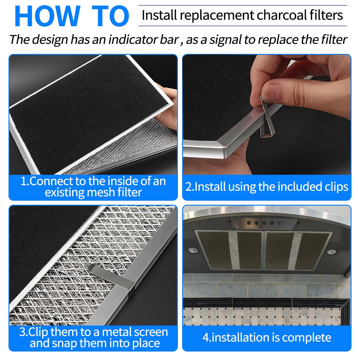 S97020466 HPF30 Replacement Charcoal Filter ((97020466 Pack 2) 14.65"L x 12.91"W)