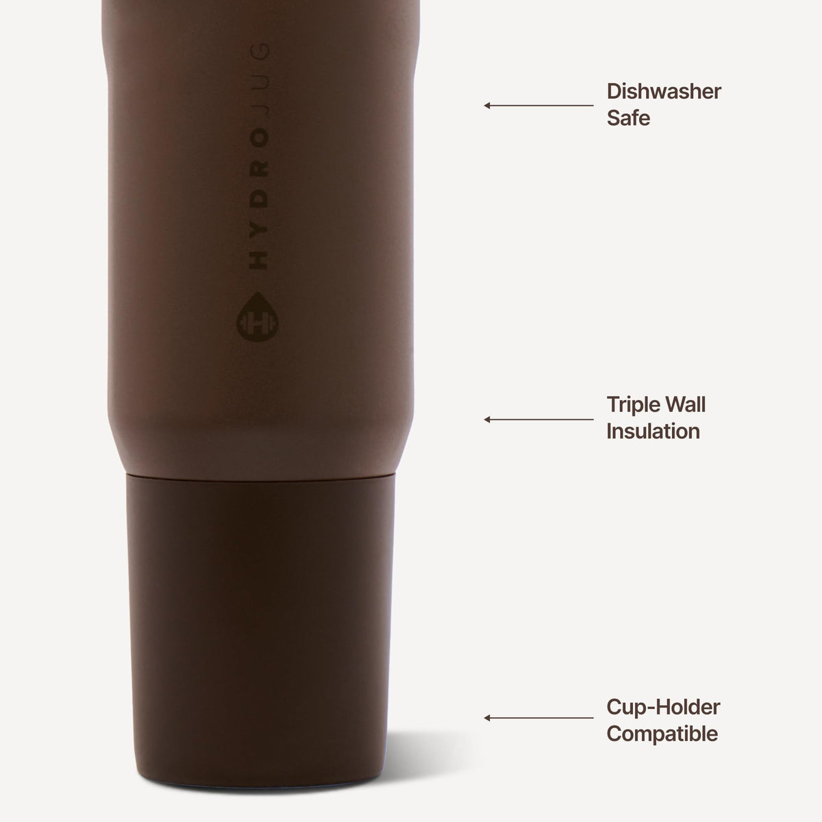 Sport 20 oz Insulated Stainless Steel Water Bottle (Chestnut / 20 Ounces)