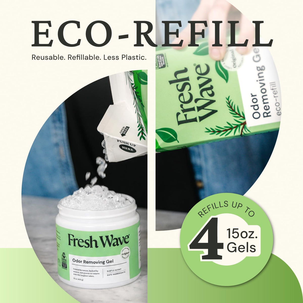Original Odor Eliminator Gel 2Pk 15 oz (15 Fl Oz (Pack of 2))