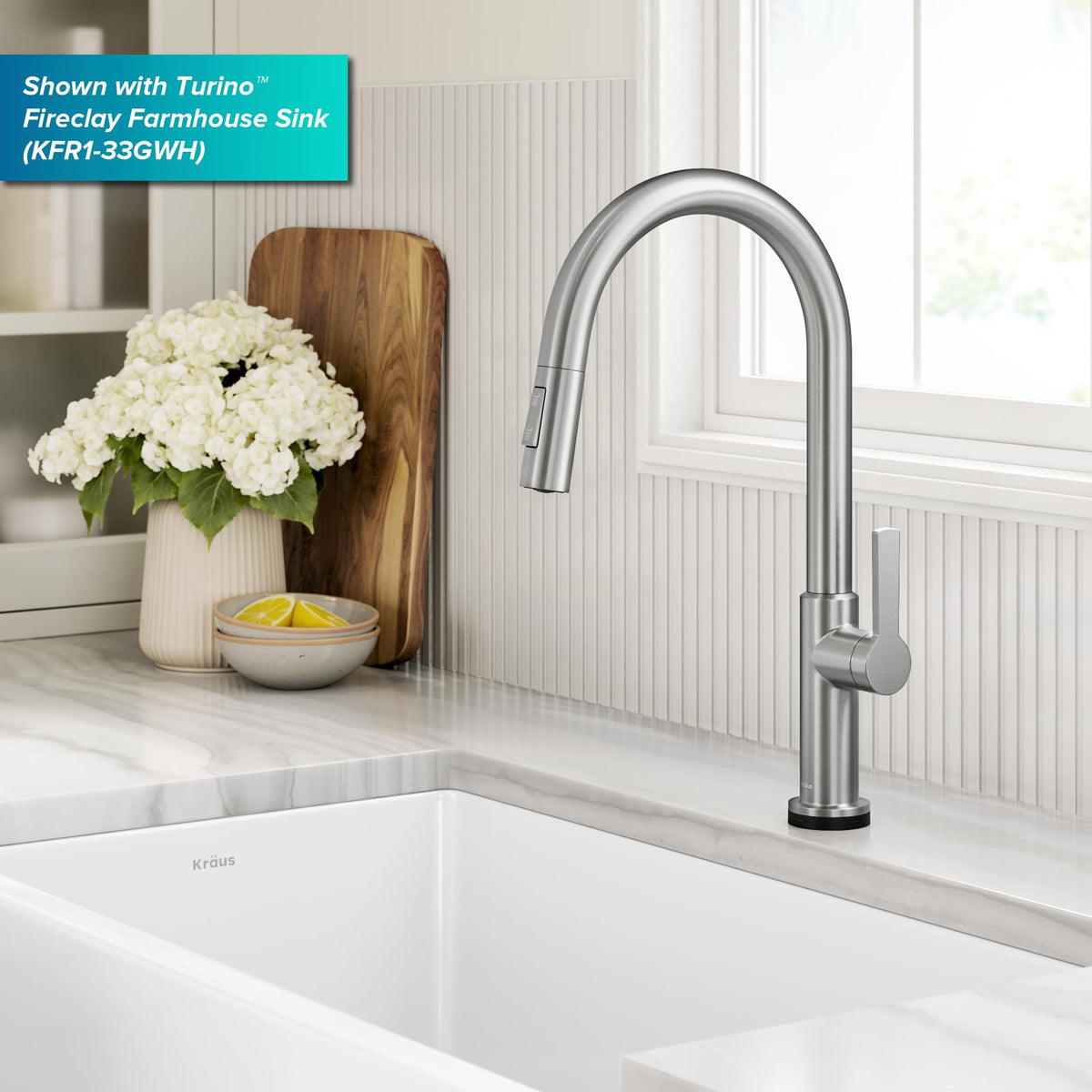 Oletto Touch Kitchen Faucet w (Pull Down Touch Faucet / Spot Free Stainless Steel)