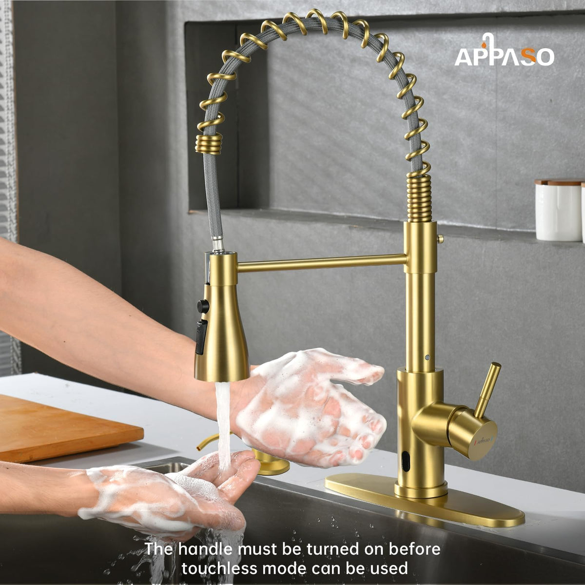 Gold Touchless Sensor Hands (Smart Gold)