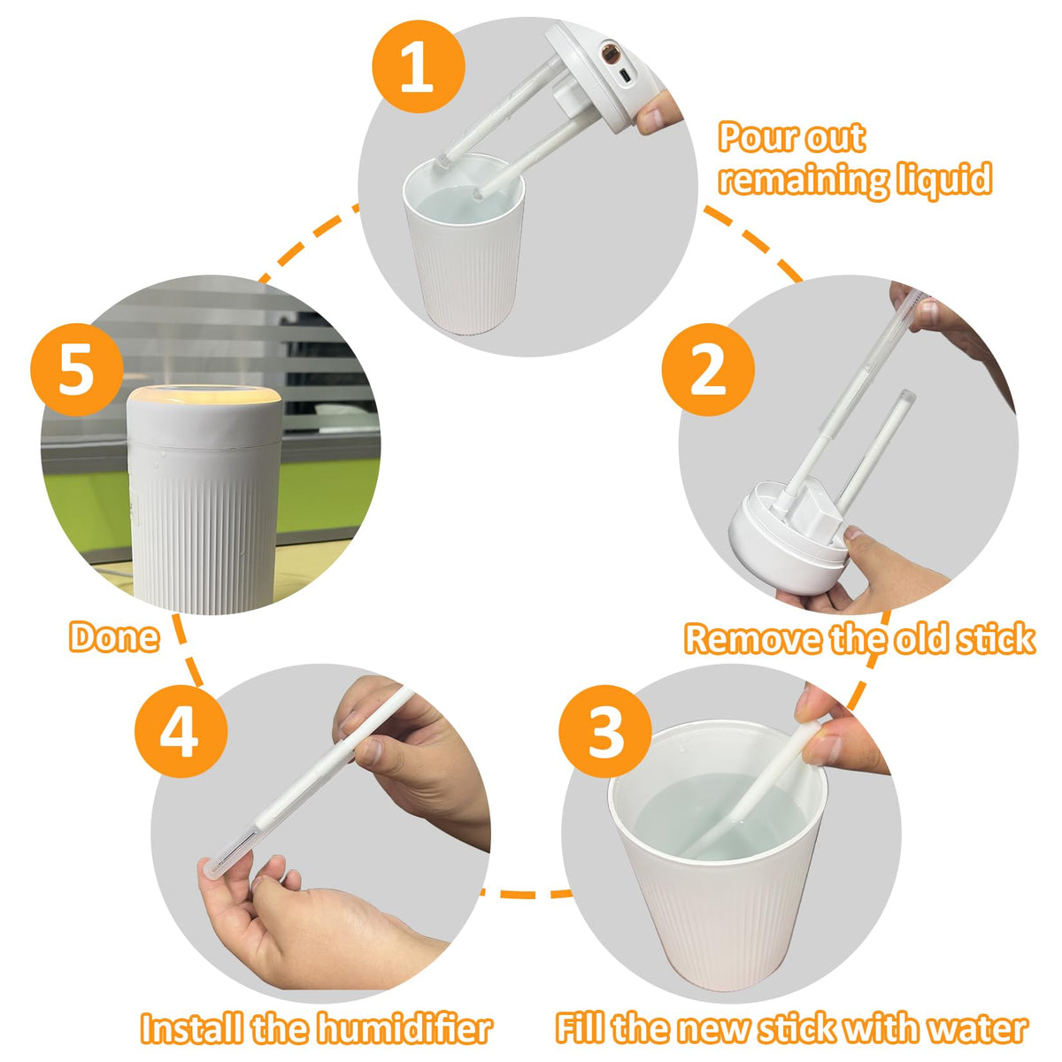 60 Humidifier Stick Filter Refill (4 Inch)