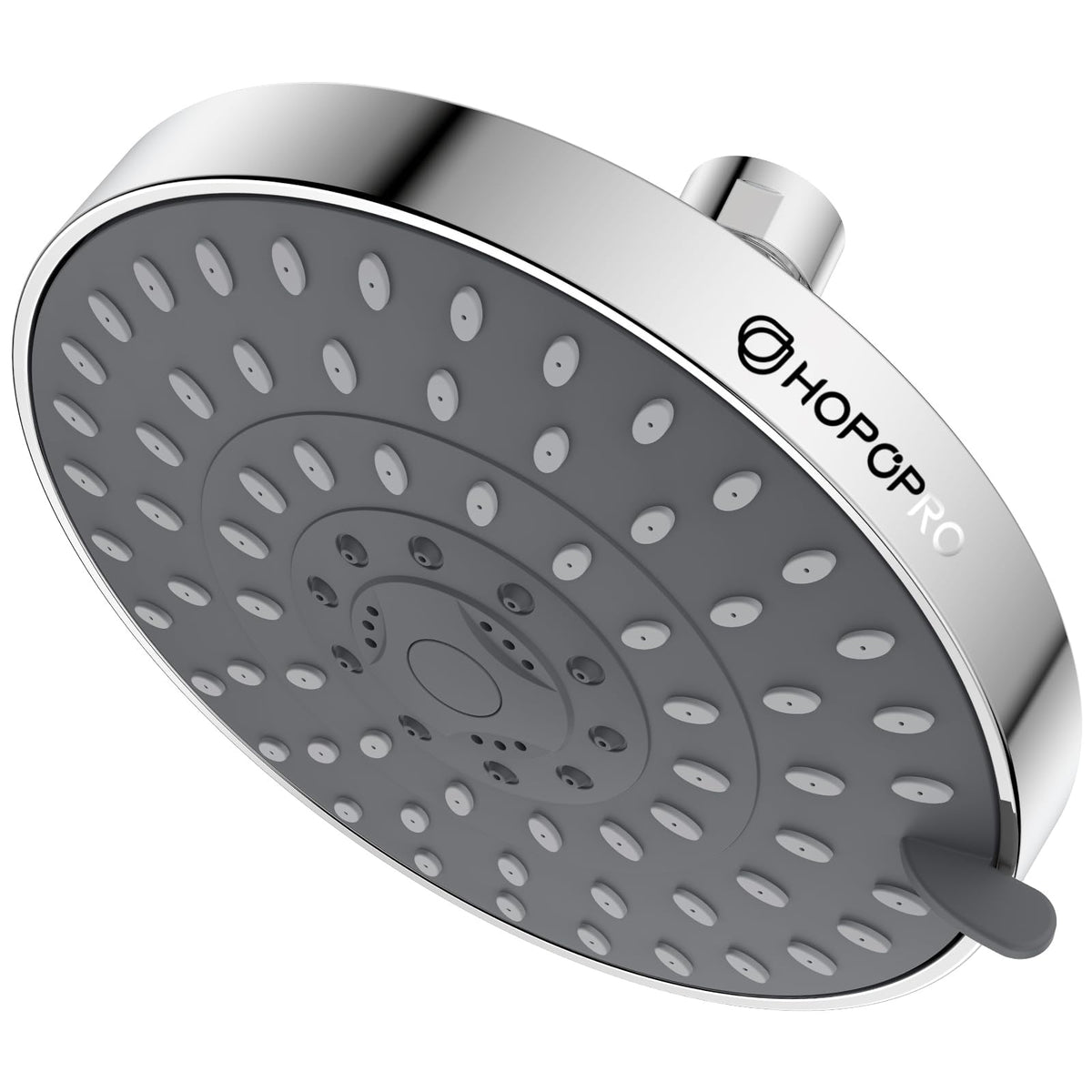 High Pressure Shower Head (6 Inch Modern / Modern Silver)