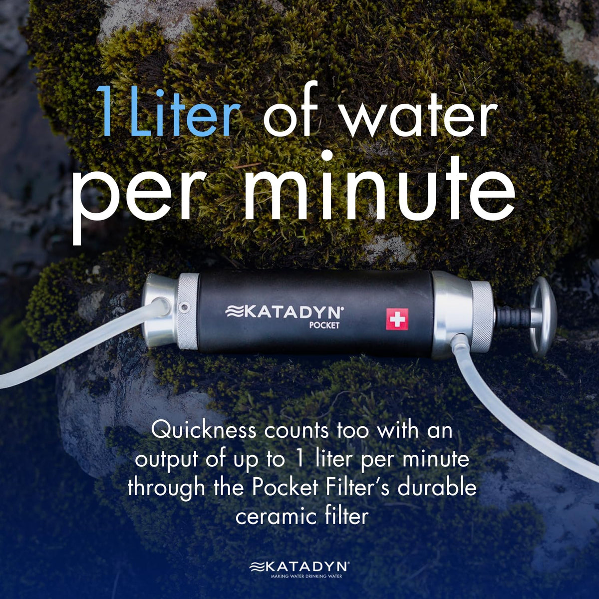 Pocket Ceramic Hand Pump Water Filter