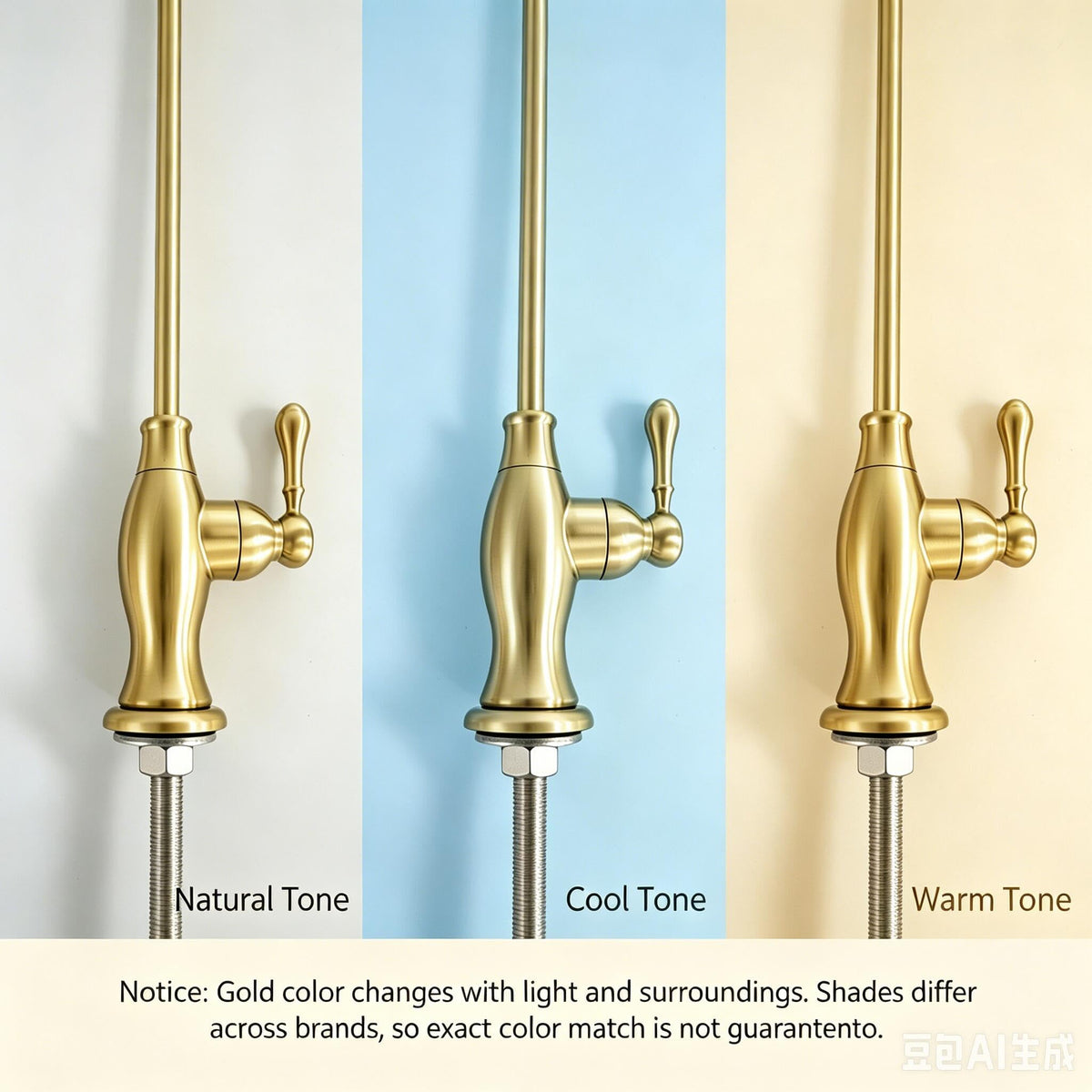 Brushed Gold Drinking Water Faucet (Brushed Gold（Light Gold）)