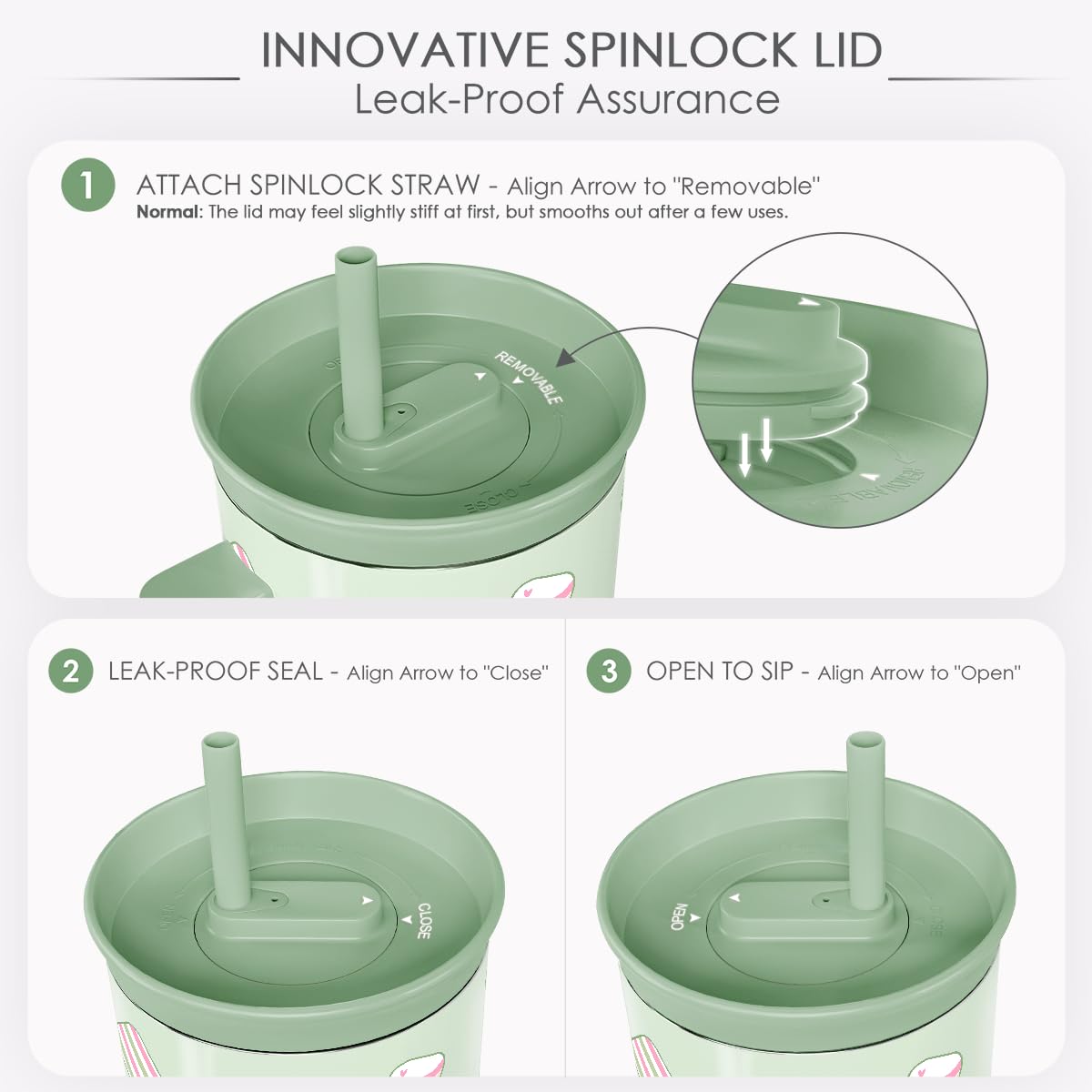 Pickleball Stainless Steel Locking Lid Silicone Straw Tumbler with Handle 40oz (Pickleball)