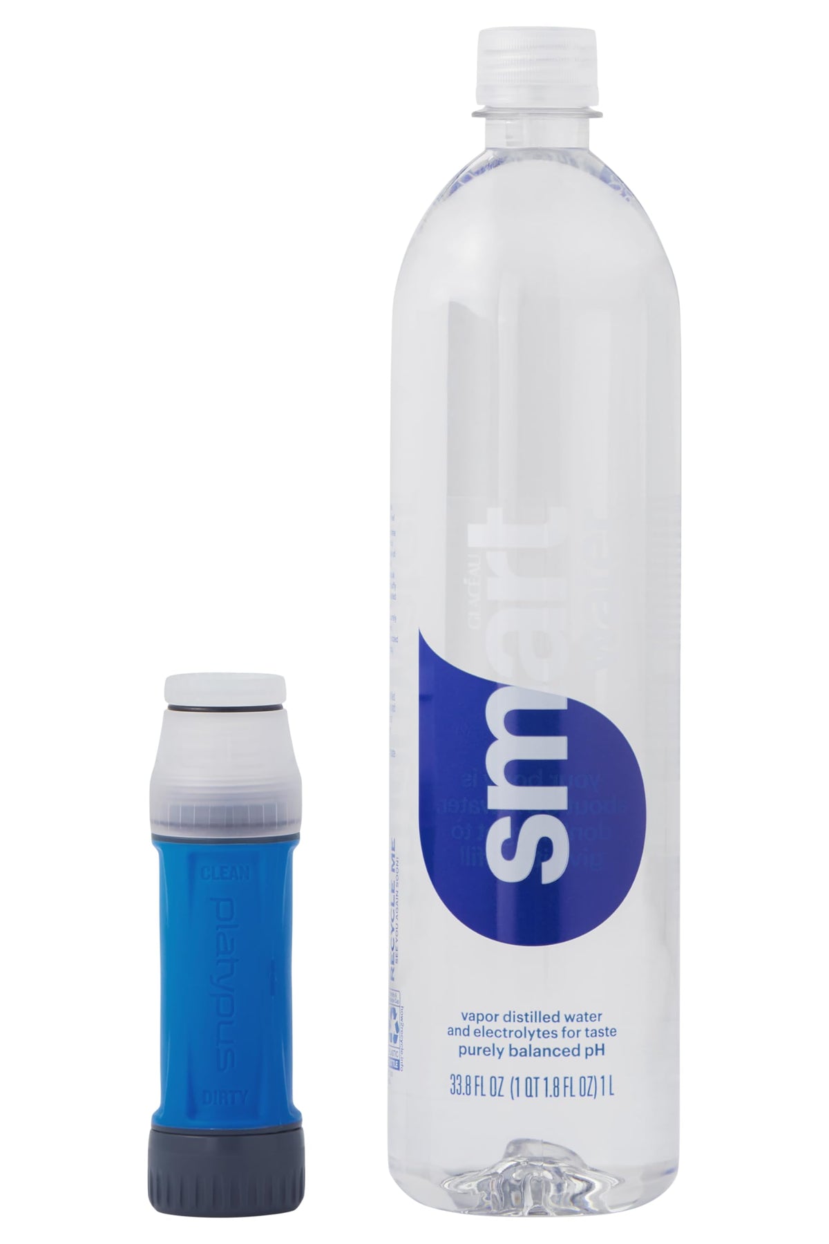 QuickDraw Ultralight 2 Liter Backpacking Water Filter System (Blue / 2L)